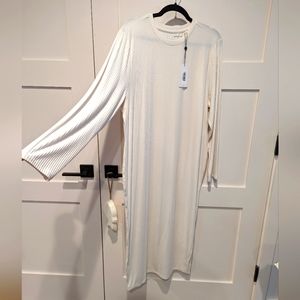 Universal Standard Lexi Long Sleeve Rib Maxi Dress - Vapor M_18/20